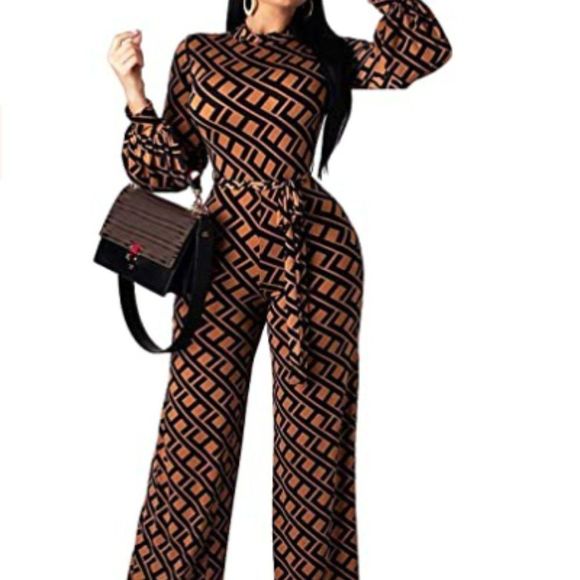 Women's Straight Long Pants  Jumpsuits - Picture 2 of 10